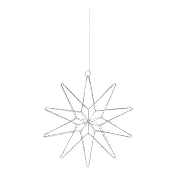 Markslöjd 705750 - LED Ziemassvētku rotājums GLEAM LED/0,6W/3xAA sudraba