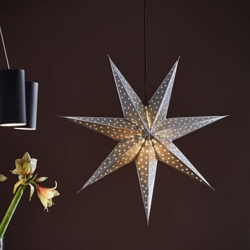 Markslöjd 705769 - Ziemassvētku rotājums GLITTER 1xE14/25W/230V d. 45 cm sudraba