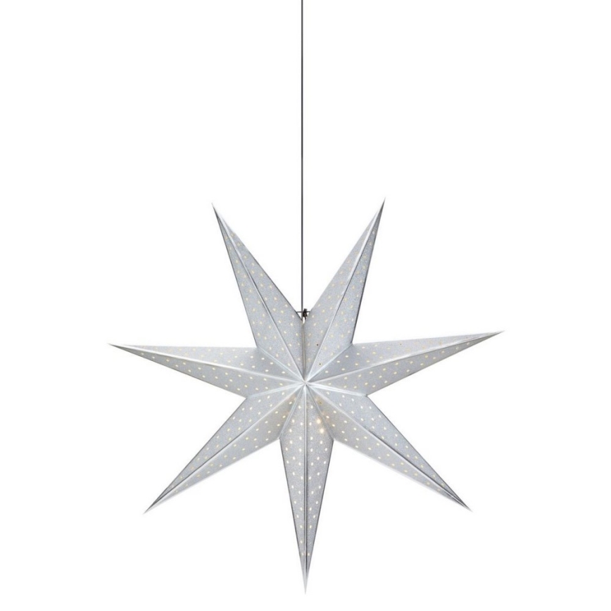 Markslöjd 705769 - Ziemassvētku rotājums GLITTER 1xE14/25W/230V d. 45 cm sudraba