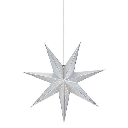 Markslöjd 705788 - Ziemassvētku rotājums GLITTER 1xE14/25W/230V d. 75 cm sudraba