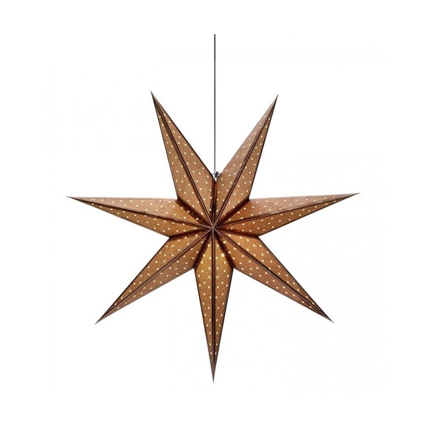 Markslöjd 705792 - Ziemassvētku rotājums GLITTER 1xE14/25W/230V d. 75 cm bronzas