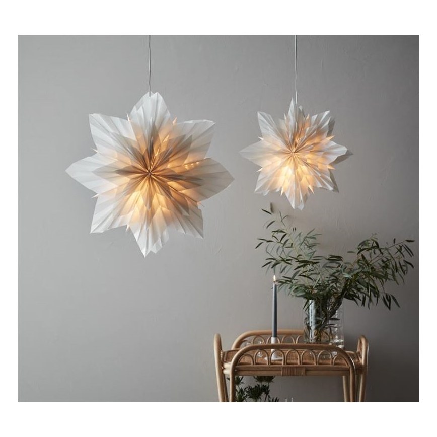 Markslöjd 705835 - Ziemassvētku rotājums NEELA 1xE14/25W/230V d. 60 cm pelēka