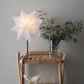 Markslöjd 705838 - Ziemassvētku rotājums NEELA 1xE14/25W/230V 43 cm balta/melna