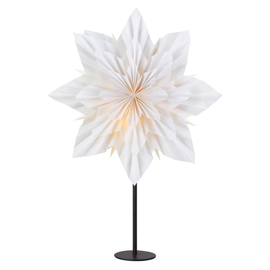 Markslöjd 705838 - Ziemassvētku rotājums NEELA 1xE14/25W/230V 43 cm balta/melna