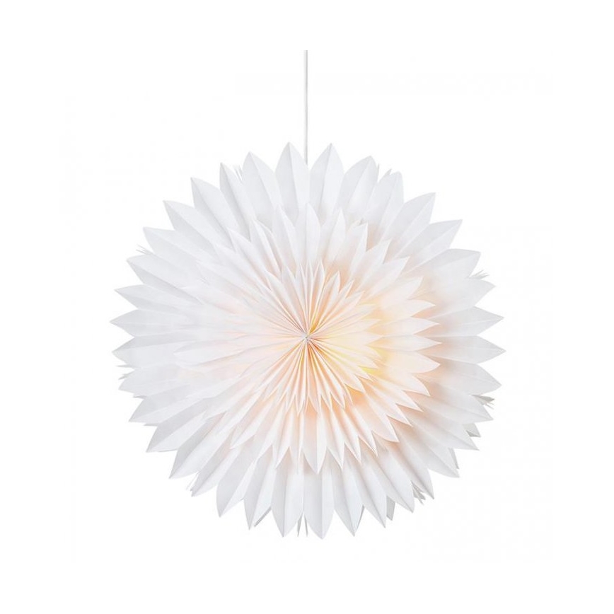 Markslöjd 705842 - Ziemassvētku rotājums SOLINA 1xE14/25W/230V d. 48 cm balts