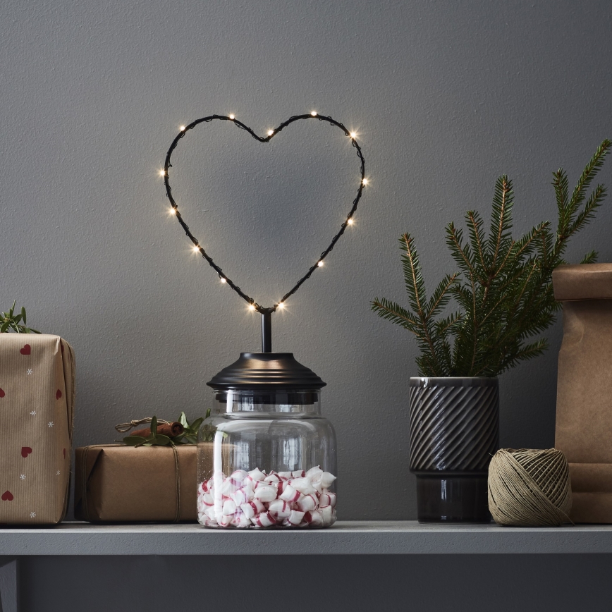 Markslöjd 705855 - LED Ziemassvētku rotājums SWEETIE LED/0,45W/3xAA sirds