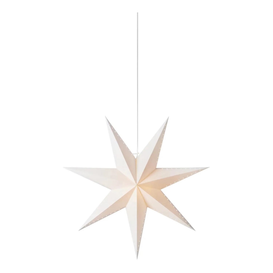Markslöjd 705927 - Ziemassvētku dekors LIVELY 1xE14/6W/230V, Ø 60 cm, balts