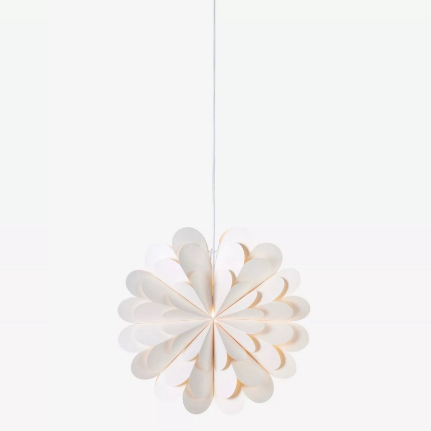 Markslöjd 705944 - Ziemassvētku rotājums MARAVILLA 1xE14/25W/230V d. 45 cm balts
