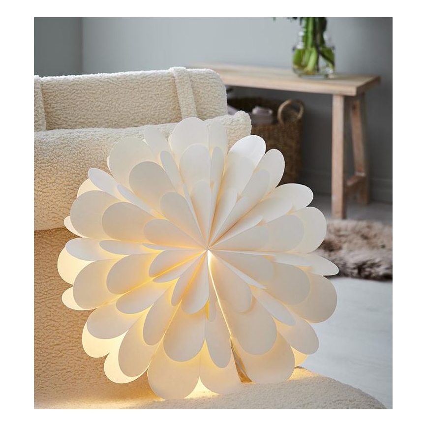 Markslöjd 705945 - Ziemassvētku rotājums MARAVILLA 1xE14/25W/230V d. 60 cm balts