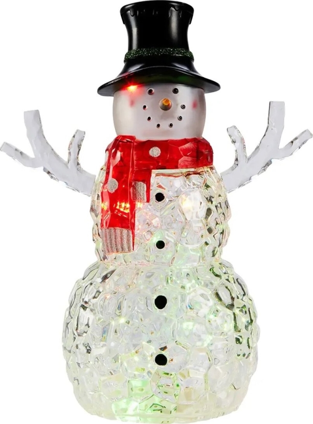 Markslöjd 706044 - LED Ziemassvētku rotājums FRANS LED/0,06W/3xAAA sniegavīrs
