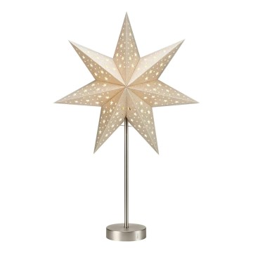Markslöjd 706053 - LED Ziemassvētku rotājums MATHILDA LED/0,2W/3xAA 68 cm bēšs/matēts hroms