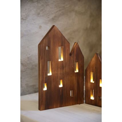 Markslöjd 706212 - LED Ziemassvētku dekorācija VIEW LED/0,9W/230V priede/brūna