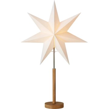 Markslöjd 706213 - Ziemassvētku rotājums SPERANZA 1xE14/6W/230V Ø 45 cm priede/krēmkrāsa