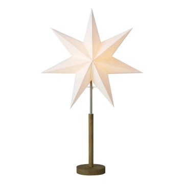 Markslöjd 706214 - Ziemassvētku dekorācija SPERANZA 1xE14/6W/230V Ø 45 cm priede/krēmkrāsa