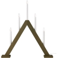 Markslöjd 706224 - Ziemassvētku svečturis ARIELE 5xE10/3W/230V priede/brūna