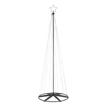Markslöjd 706330 - LED āra Ziemassvētku dekorācija ABETO 380xLED/3,6W/230V 3m IP44 melna