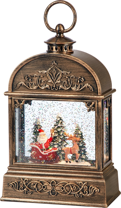 Markslöjd 706408 - LED Ziemassvētku dekorācija JINGLE LED/0,5W/3xAA bronza/patina