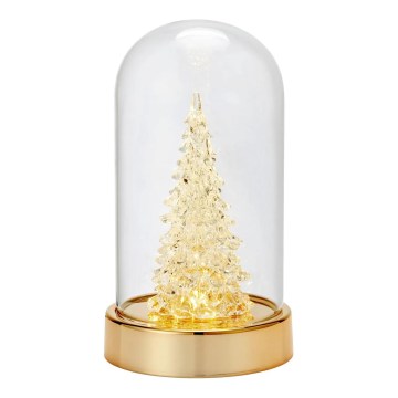 Markslöjd 706531 - LED Ziemassvētku dekors ISLA LED/0,06W/3xAA misiņš/eglīte