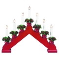 Markslöjd 8314,120 - LED Ziemassvētku svečturis TOMAS 7xE10/3W/230V sarkans