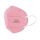 Mask One respirators bērnu izmērs FFP2 NR - CE 0370 rozā 1gab