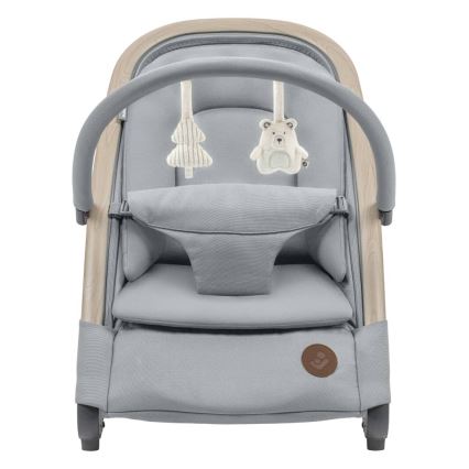 Maxi-Cosi - Bērnu šūpuļkrēsls 2in1 KORI gaiši pelēka