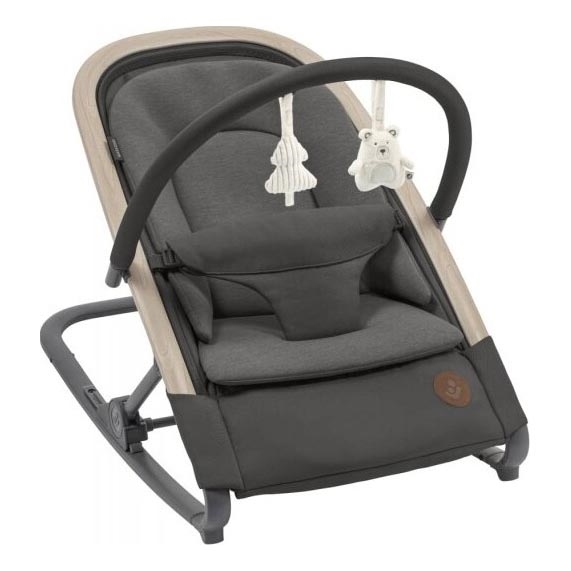 Maxi-Cosi - Bērnu šūpuļkrēsls 2in1 KORI tumši pelēka