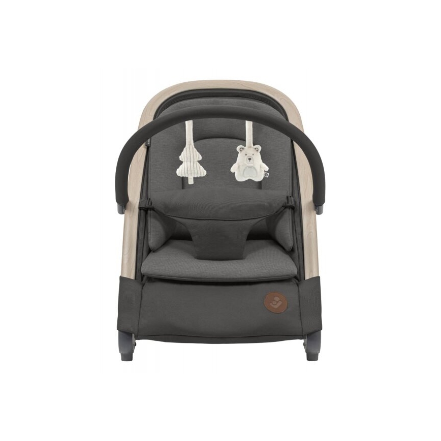 Maxi-Cosi - Bērnu šūpuļkrēsls 2in1 KORI tumši pelēka