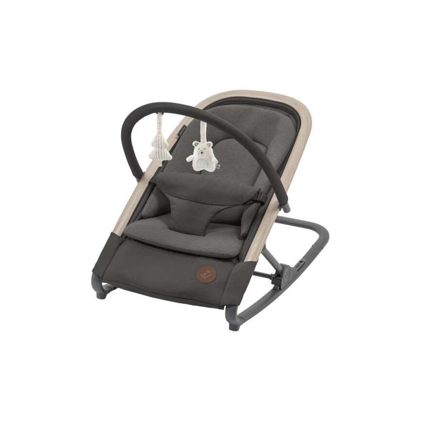 Maxi-Cosi - Bērnu šūpuļkrēsls 2in1 KORI tumši pelēka