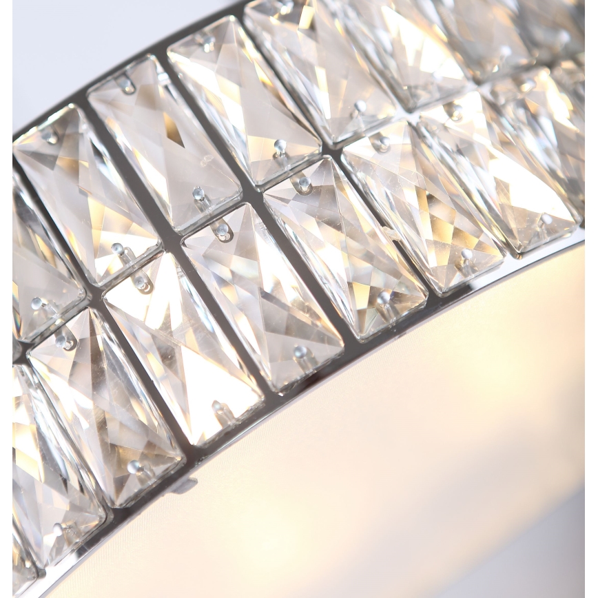 MAXLIGHT C0122 - Griestu lampa DIAMANTE 6xG9/42W/230V d. 46 cm spīdīgi hromēts
