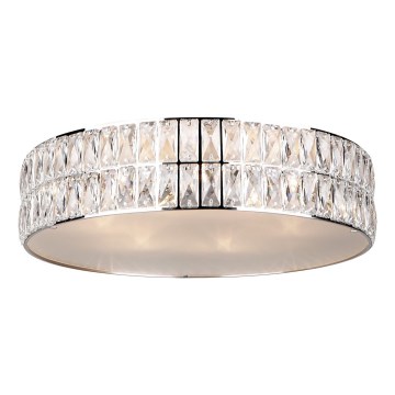 MAXLIGHT C0122 - Griestu lampa DIAMANTE 6xG9/42W/230V d. 46 cm spīdīgi hromēts