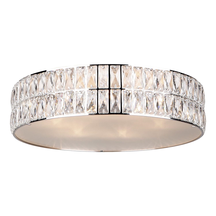 MAXLIGHT C0122 - Griestu lampa DIAMANTE 6xG9/42W/230V d. 46 cm spīdīgi hromēts