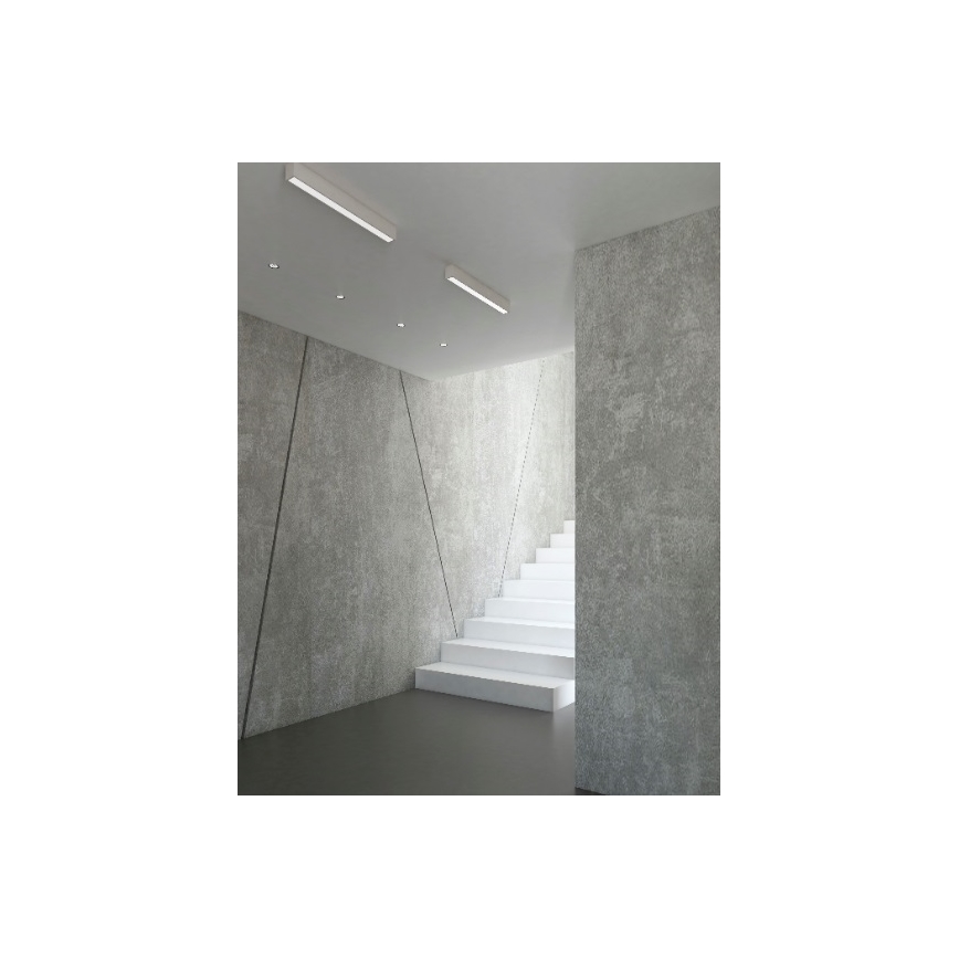 MAXLIGHT C0124D - LED Aptumšojama griestu lampa LINEAR LED/18W/230V 57 cm balta
