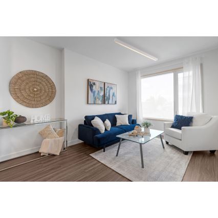 MAXLIGHT C0124D - LED Aptumšojama griestu lampa LINEAR LED/18W/230V 57 cm balta