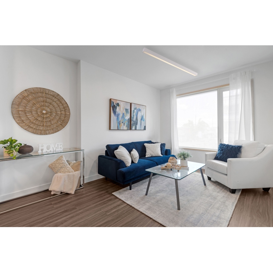 MAXLIGHT C0124D - LED Aptumšojama griestu lampa LINEAR LED/18W/230V 57 cm balta