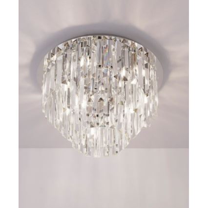 MAXLIGHT C0136 - Griestu lampa MONACO 9xG9/40W/230V d. 42 cm spīdīgi hromēts