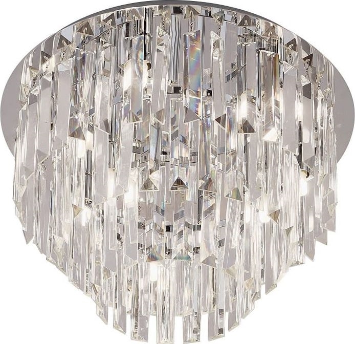MAXLIGHT C0136 - Griestu lampa MONACO 9xG9/40W/230V d. 42 cm spīdīgi hromēts