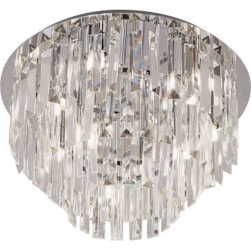 MAXLIGHT C0137 - Griestu lampa MONACO 15xG9/40W/230V d. 60 cm spīdīgi hromēts