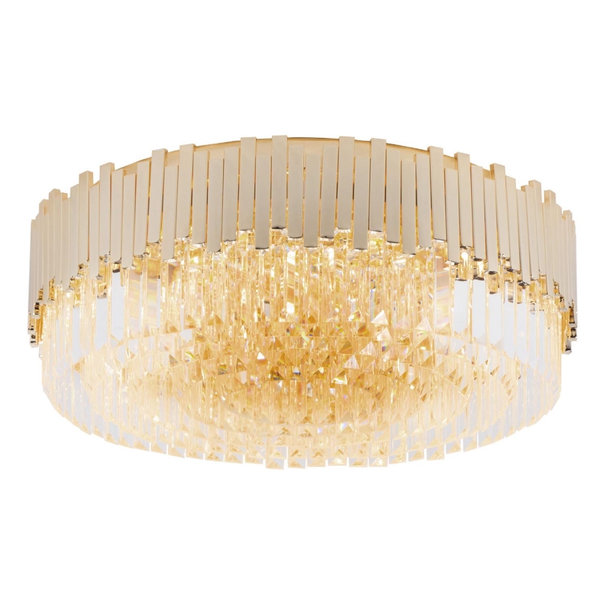 MAXLIGHT C0164 - Griestu lampa TREND 15xE14/40W/230V d. 60 cm zelta