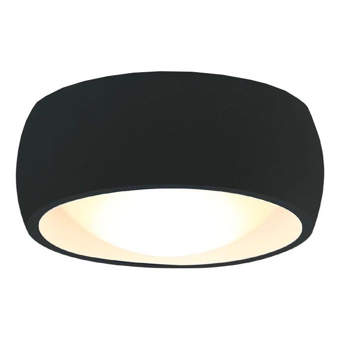 MAXLIGHT C0204 - LED Vannas istabas griestu lampa KODAK LED/8W/230V d. 10,8 cm IP44 melna