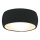 MAXLIGHT C0204 - LED Vannas istabas griestu lampa KODAK LED/8W/230V d. 10,8 cm IP44 melna