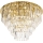 MAXLIGHT C0224 - Griestu lampa MONACO 16xG9/40W/230V d. 80 cm zelta