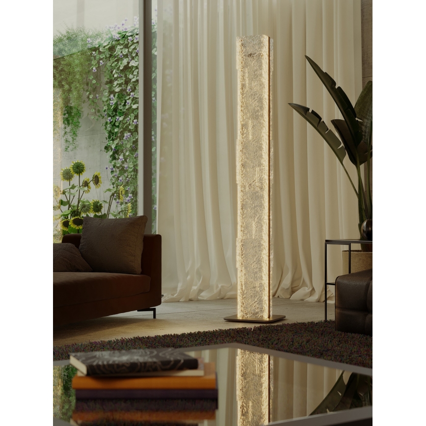 MAXLIGHT F0063 - LED grīdas lampa EVEREST LED/105W/230V 152 cm brūna