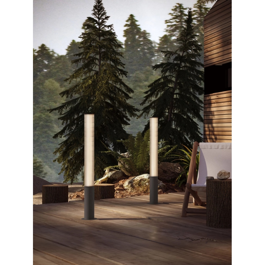 MAXLIGHT F0064 - Āra LED lampa GARDENIA LED/25W/230V 105 cm CRI 93 IP65 melna