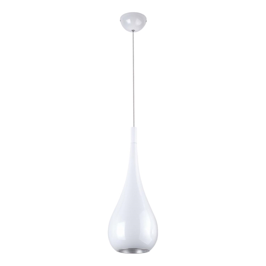 MAXLIGHT P0235 - Lustra ar auklu DROP 1xE27/40W/230V d. 20 cm balta