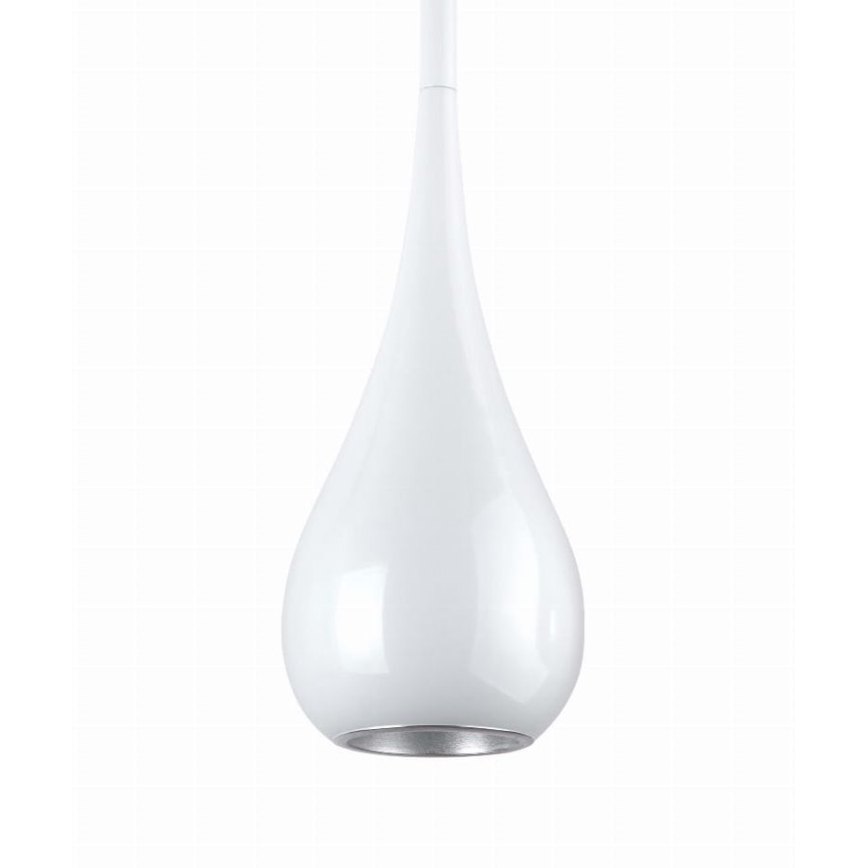 MAXLIGHT P0235 - Lustra ar auklu DROP 1xE27/40W/230V d. 20 cm balta
