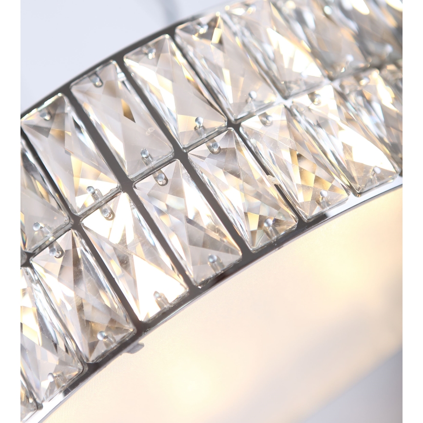 MAXLIGHT P0236 - Lustra ar auklu DIAMANTE 5xG9/42W/230V d. 38 cm spīdīgi hromēts