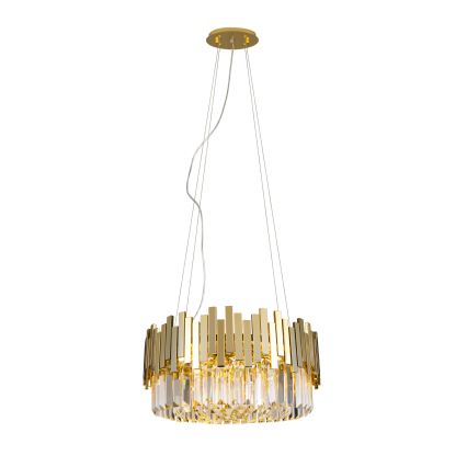 MAXLIGHT P0368 - Lustra ar auklu TREND 8xE14/40W/230V d. 45 cm zelta