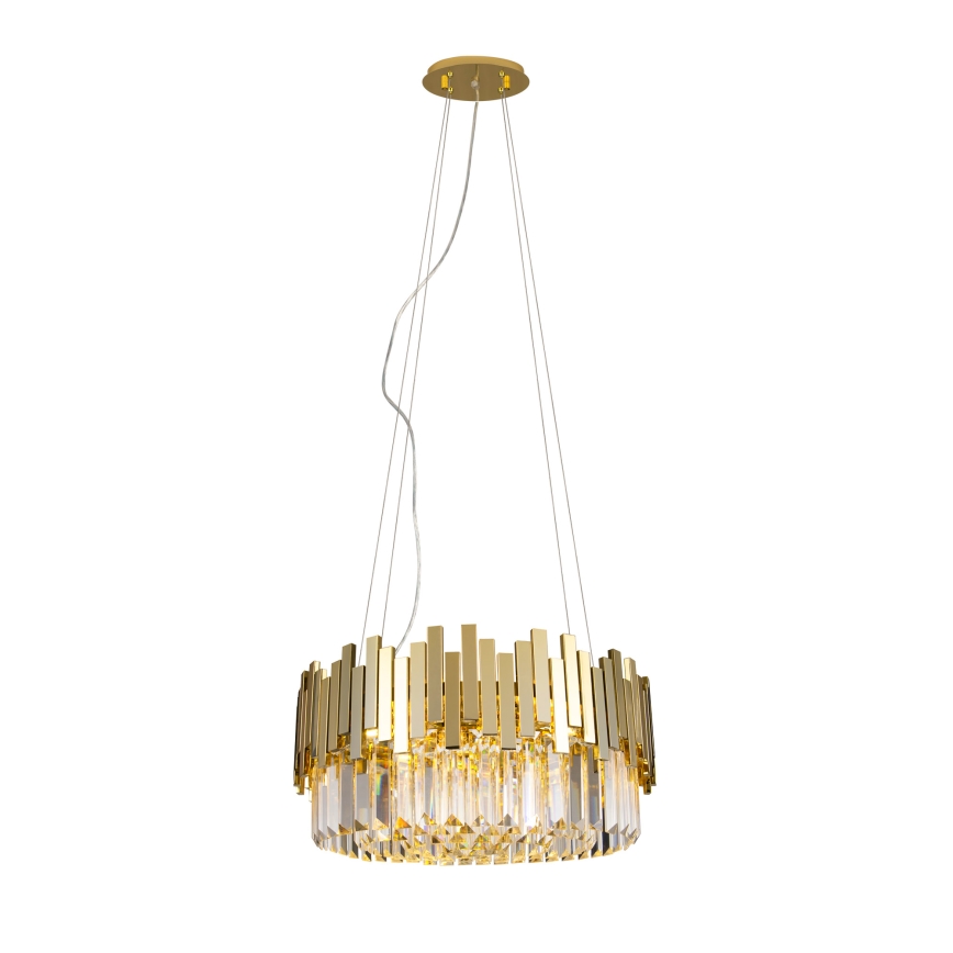 MAXLIGHT P0368 - Lustra ar auklu TREND 8xE14/40W/230V d. 45 cm zelta