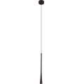MAXLIGHT P0372 - LED Lustra ar auklu KAFIJA LED/7W/230V d. 3 cm melna