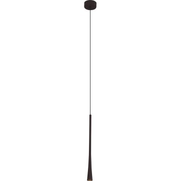 MAXLIGHT P0372 - LED Lustra ar auklu KAFIJA LED/7W/230V d. 3 cm melna